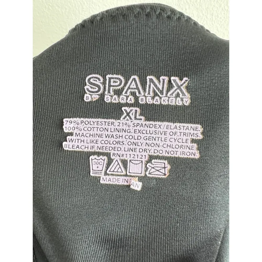 Spanx Very Black Ahhh-llelujah Fit to You Everyday Short Size XL
